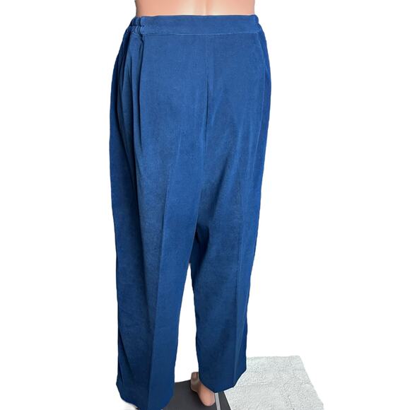 Draper’s & Damon’s Petites Dress Pants Blue 16P Soft Comfort Career Work Office - Picture 3 of 6